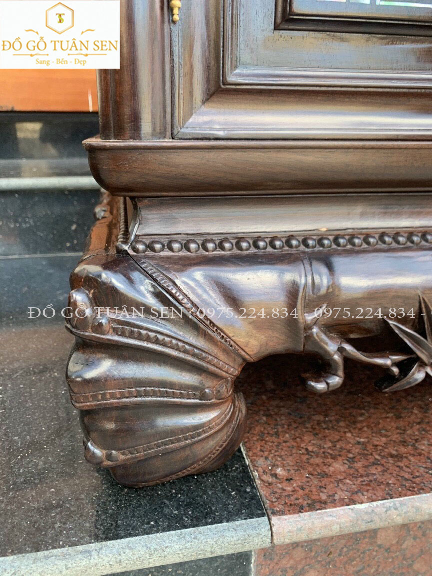 Mua tủ chè gỗ gụ quảng bình của đồ gỗ Tuân Sen 